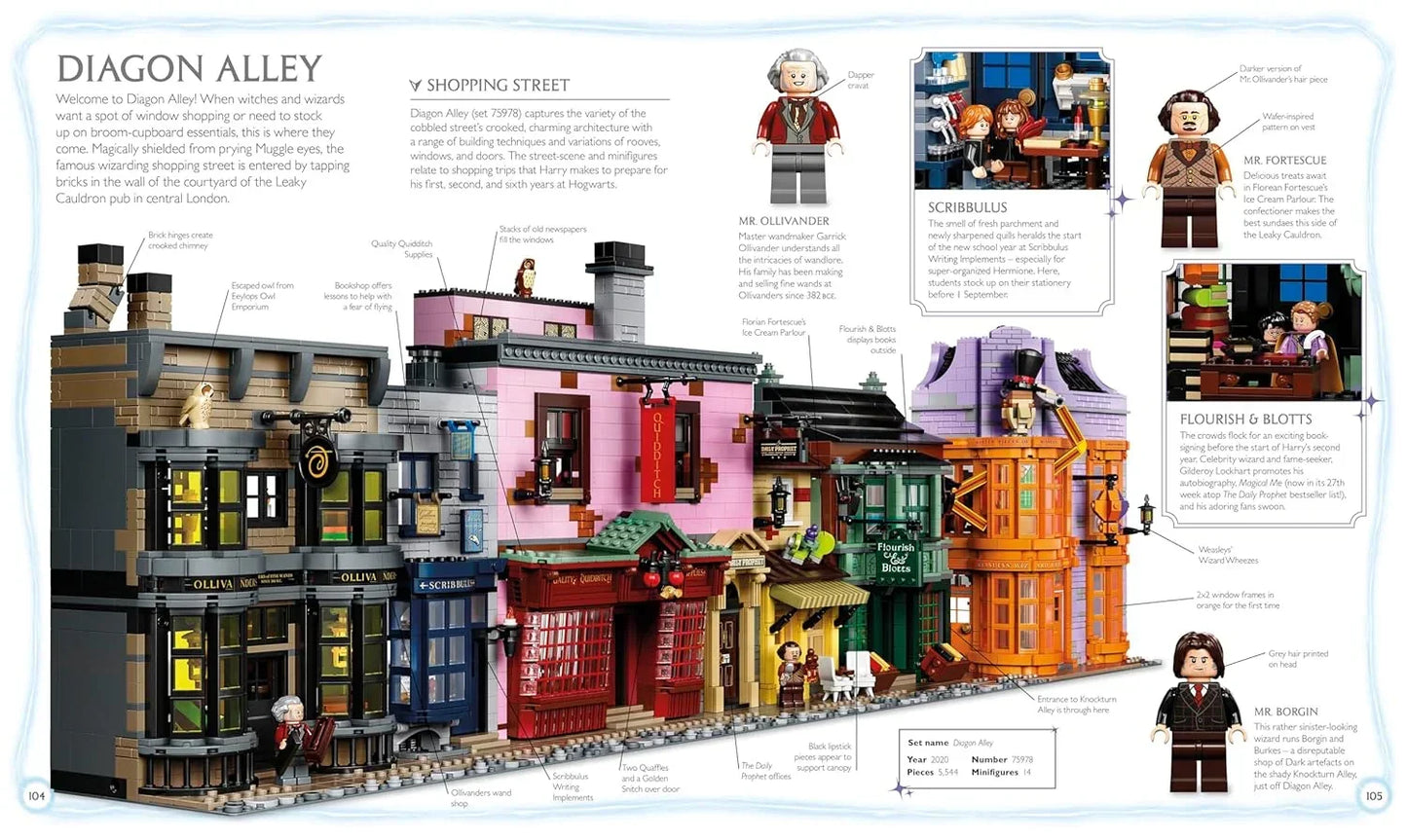 LEGO Harry Potter Visual Dictionary (Hardcover, July 4, 2024) – Illustrated Guide with Exclusive Minifigure