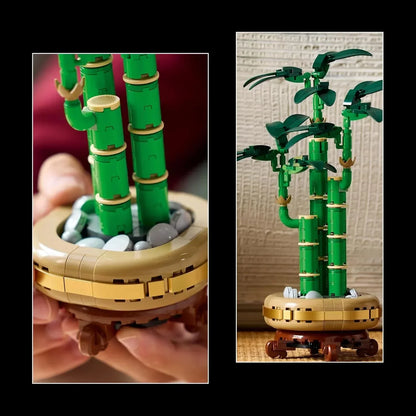 LEGO 10344 Botanicals Lucky Bamboo Artificial Plant Set (325 Pieces)