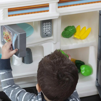 Step2 Lifestyle Custom Kitchen – Kids’ Pretend Play Cooking Set - Jaiman Toys