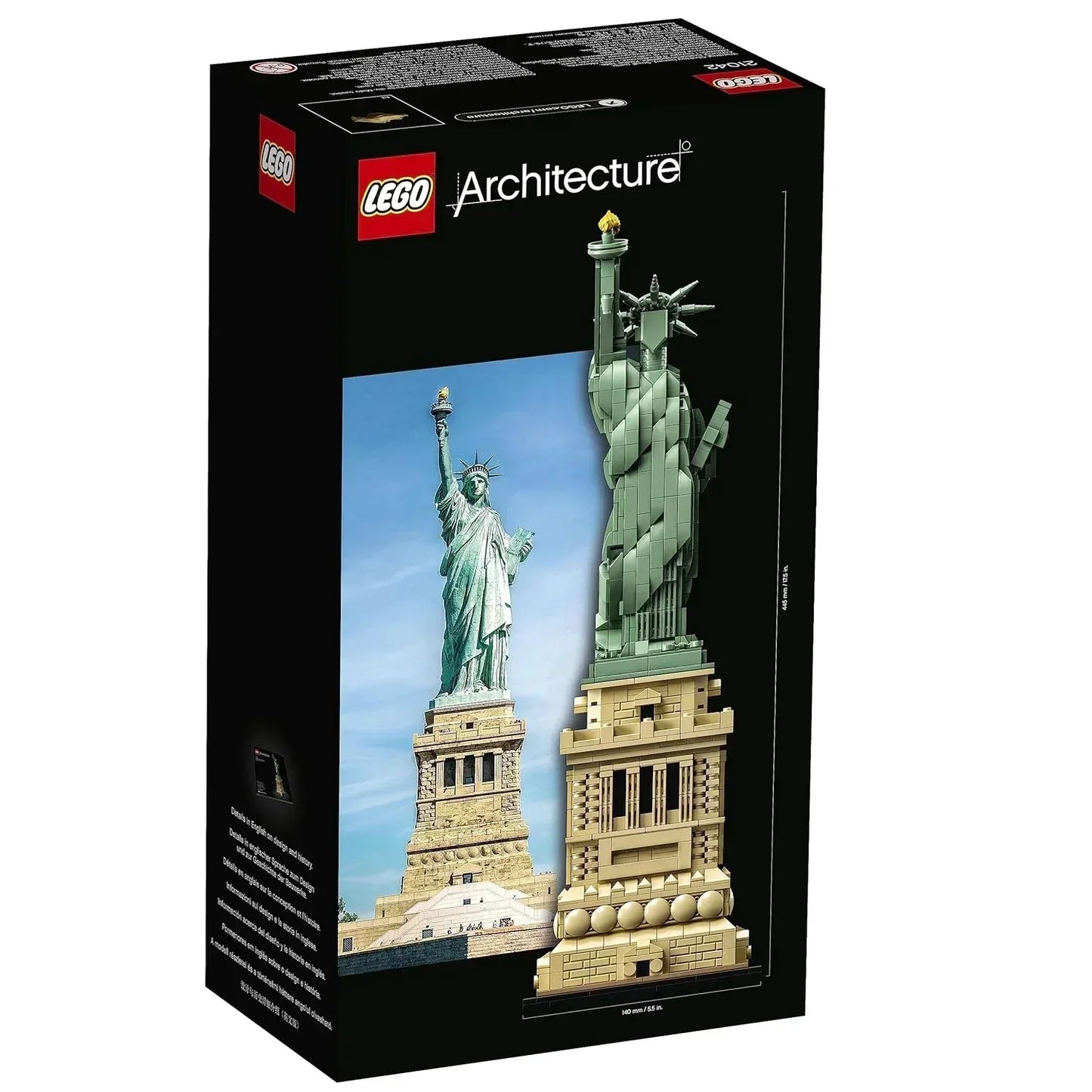 LEGO Architecture 21042 Statue of Liberty Construction Toy for Adults, Multicolor (1685 Pieces)
