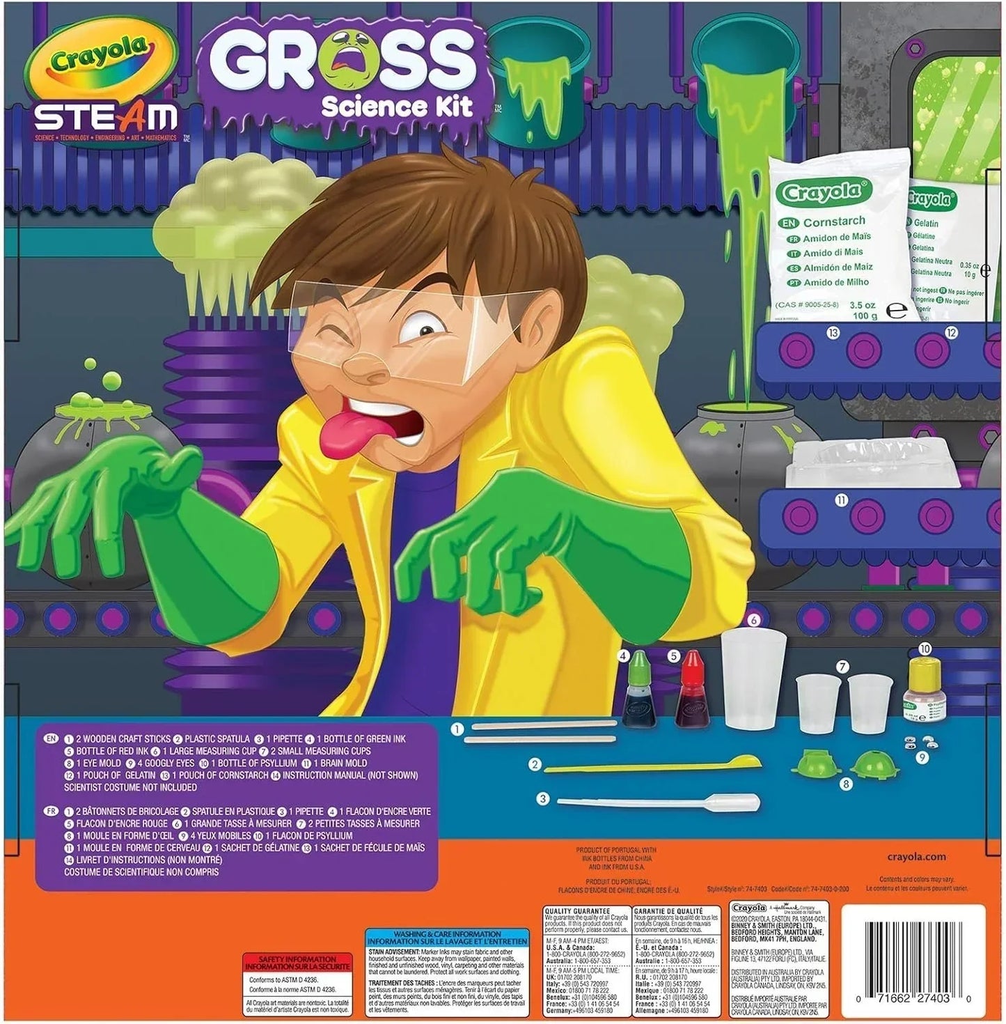 Crayola STEAM Gross - Science Kit (STEAM) for Age 7+ Years - Jaiman Toys