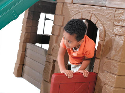 Step2 Naturally Playful Adventure Lodge Play Center | Indoor & Outdoor Kids Playhouse - Jaiman Toys