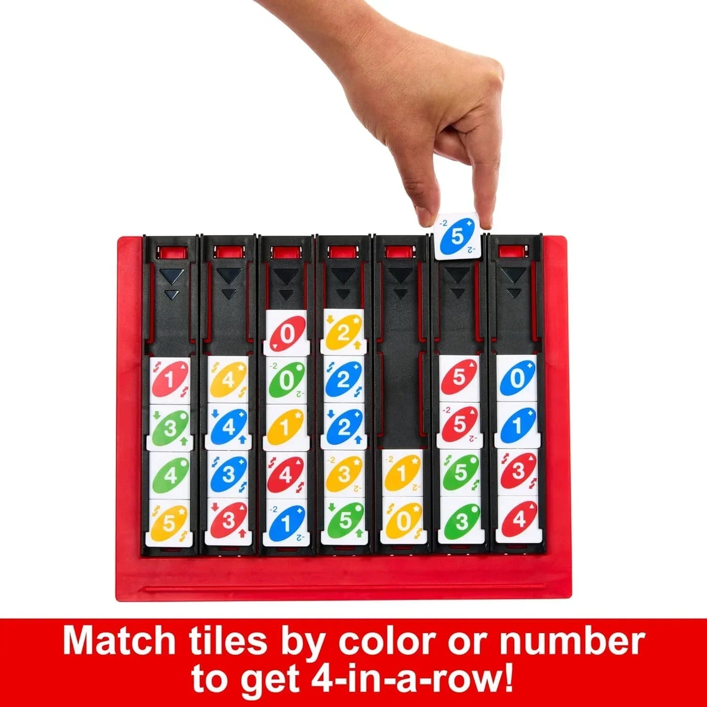 Mattel Games UNO Quatro – Family & Party Card Game (2-4 Players)