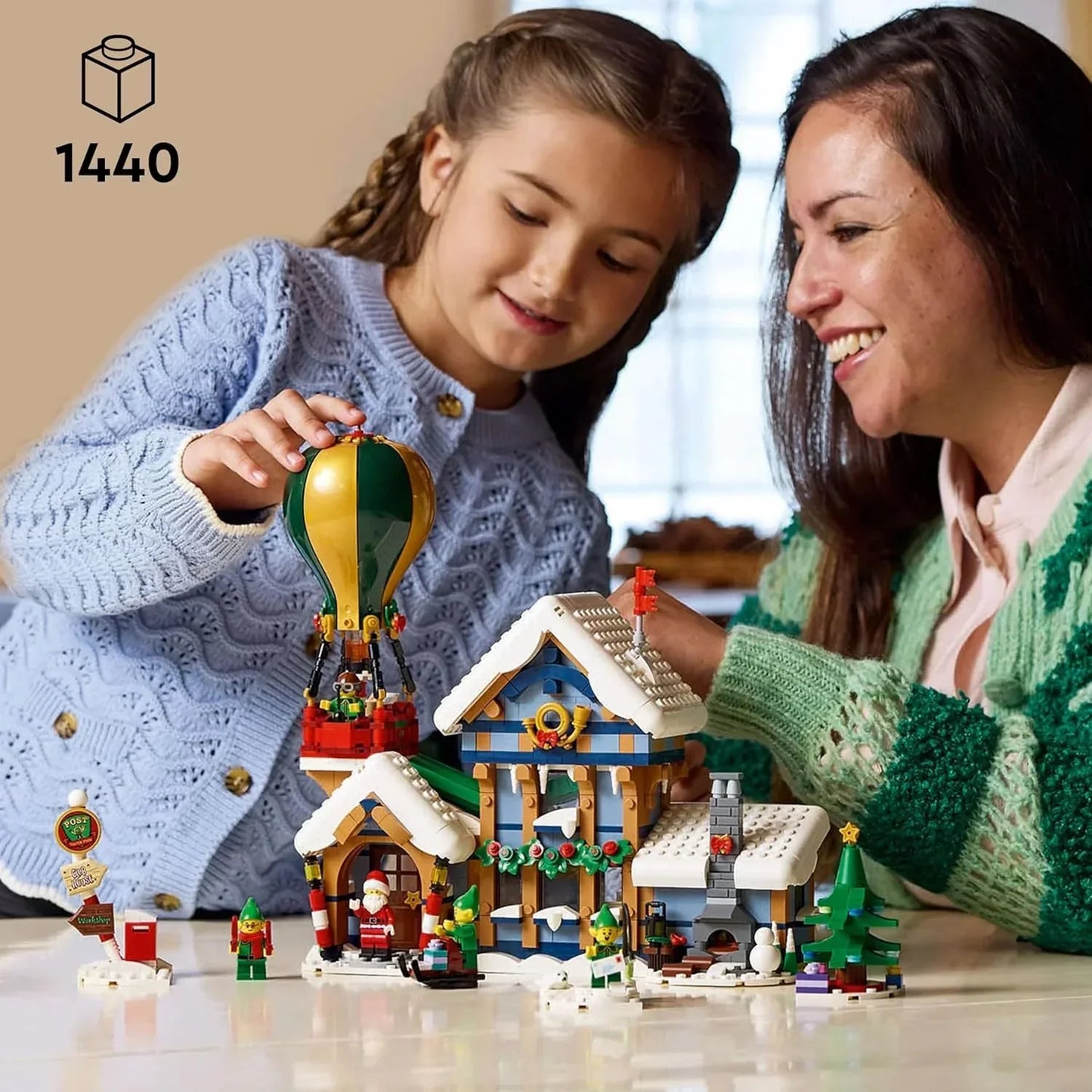 LEGO Icons Santa’s Post Office Building Set 10339 Building Blocks for 18+ Gift