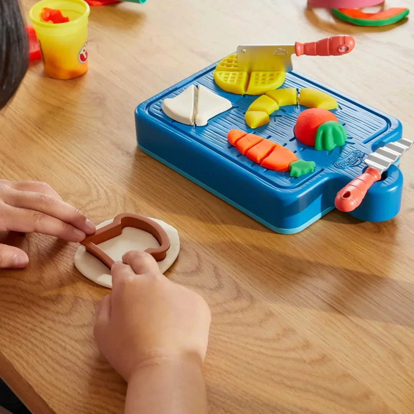 Play-Doh Little Chef’s First Creations Set – 14 Toy Kitchen Accessories, Arts & Crafts Dough Playset for Kids 3+ - Jaiman Toys