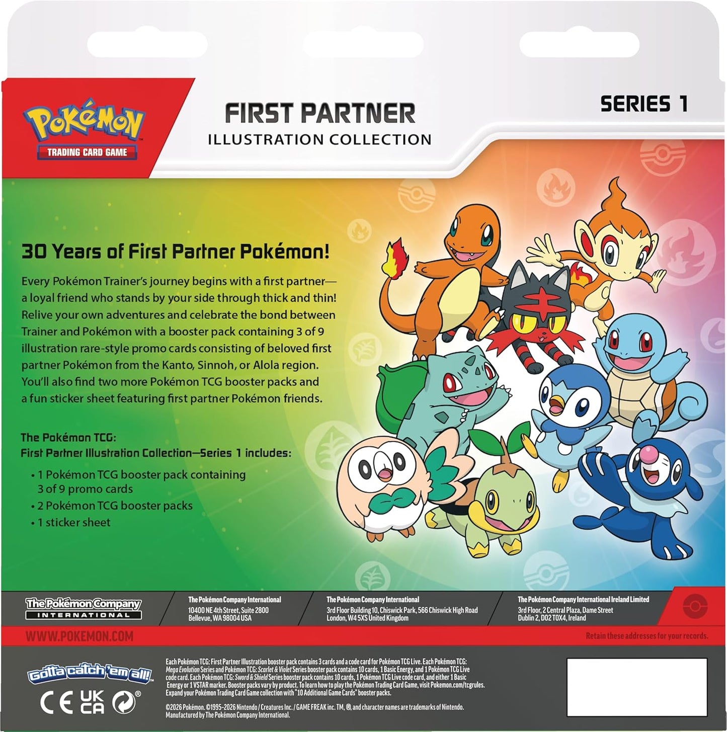 Pokémon TCG: First Partner Illustration Collection—Series 1
