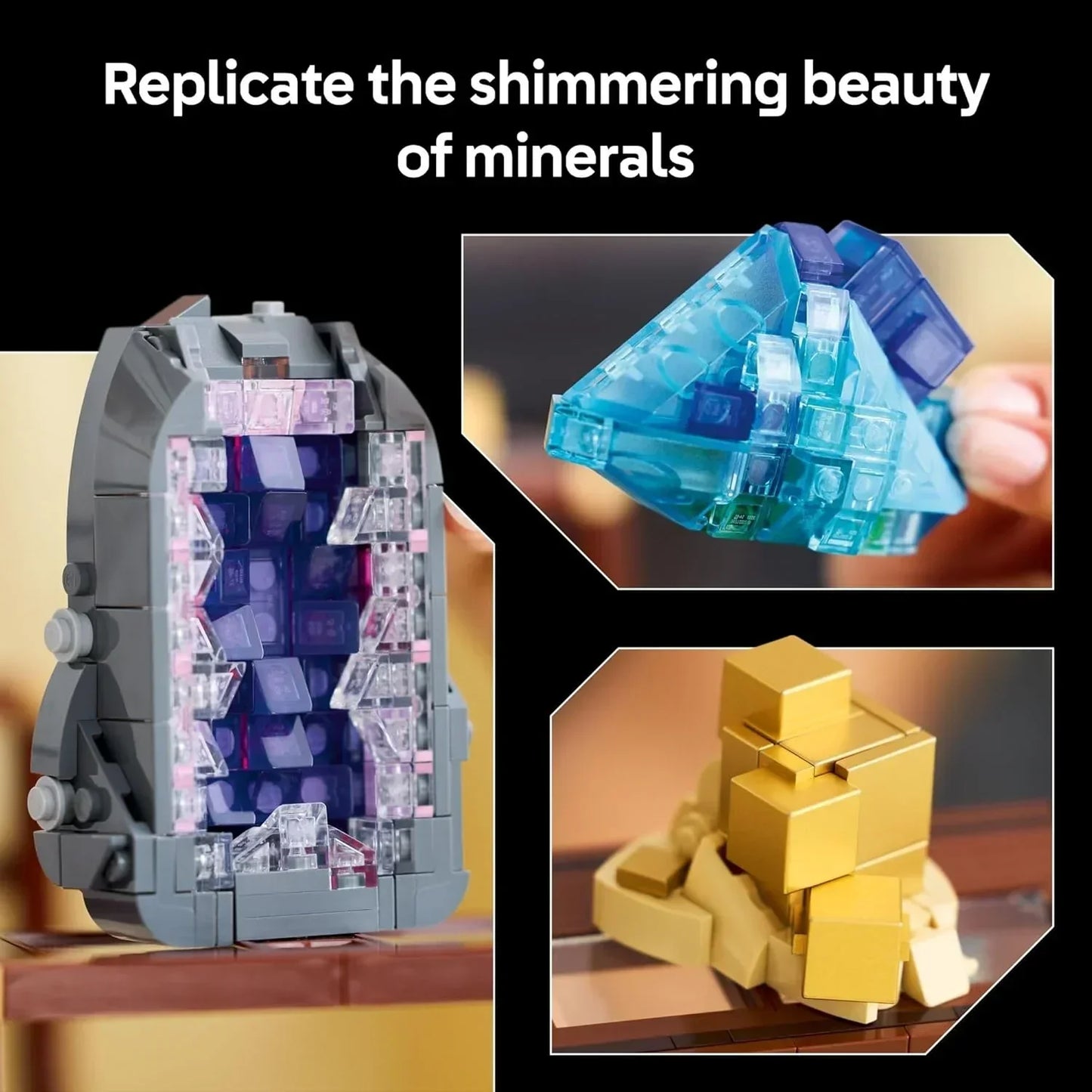 LEGO 21362 Ideas Mineral Collection Building Set for Adults, Ages 18+