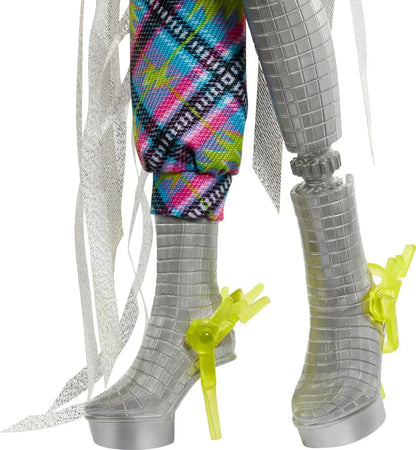 Monster High Frankie Stein Doll with Glam Monster Fest Outfit and Festival Themed Accessories Like Snacks, Band Poster, Statement Bag and More - Jaiman Toys