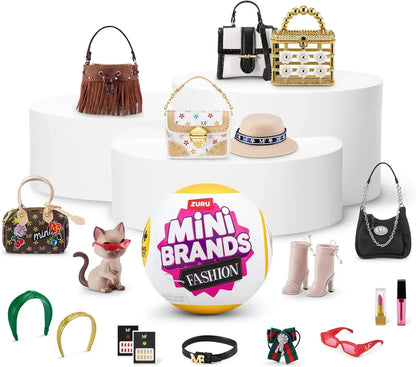 ZURU 5 Surprise Mini Brands Fashion Series 3 – Collectible Capsule with 5 Mystery Fashion Accessories - Jaiman Toys