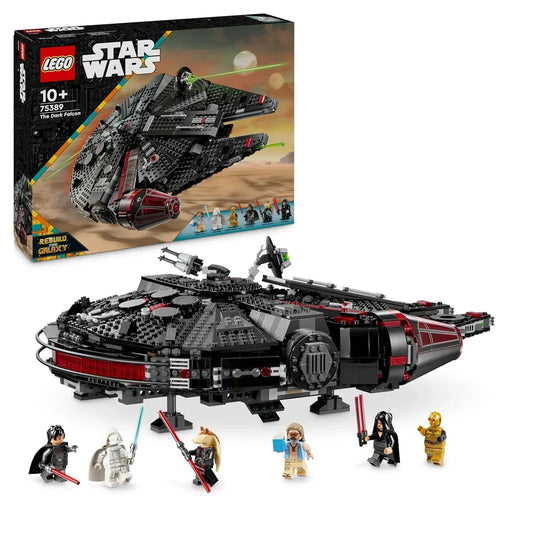 LEGO Star Wars Dark Millennium Falcon, Starship Set, Building Toy for Children (75389) - Jaiman Toys