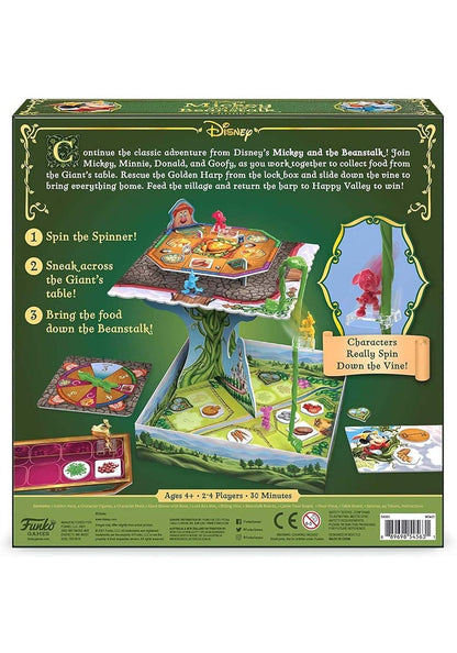 Funko Signature Games: Mickey and The Beanstalk Board Game – Family Strategy Adventure Game for Kids & Disney Fans