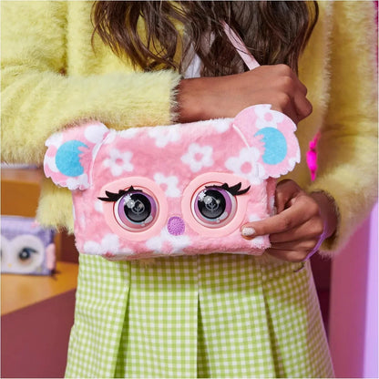 Purse Pets Print Perfect Bamboo Boo Koala – Interactive Plush Toy & Handbag with Sounds for Kids 5+