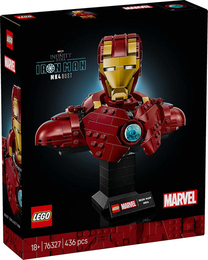 LEGO 76327 Marvel Iron Man MK4 Bust Building Set (436 Pieces)