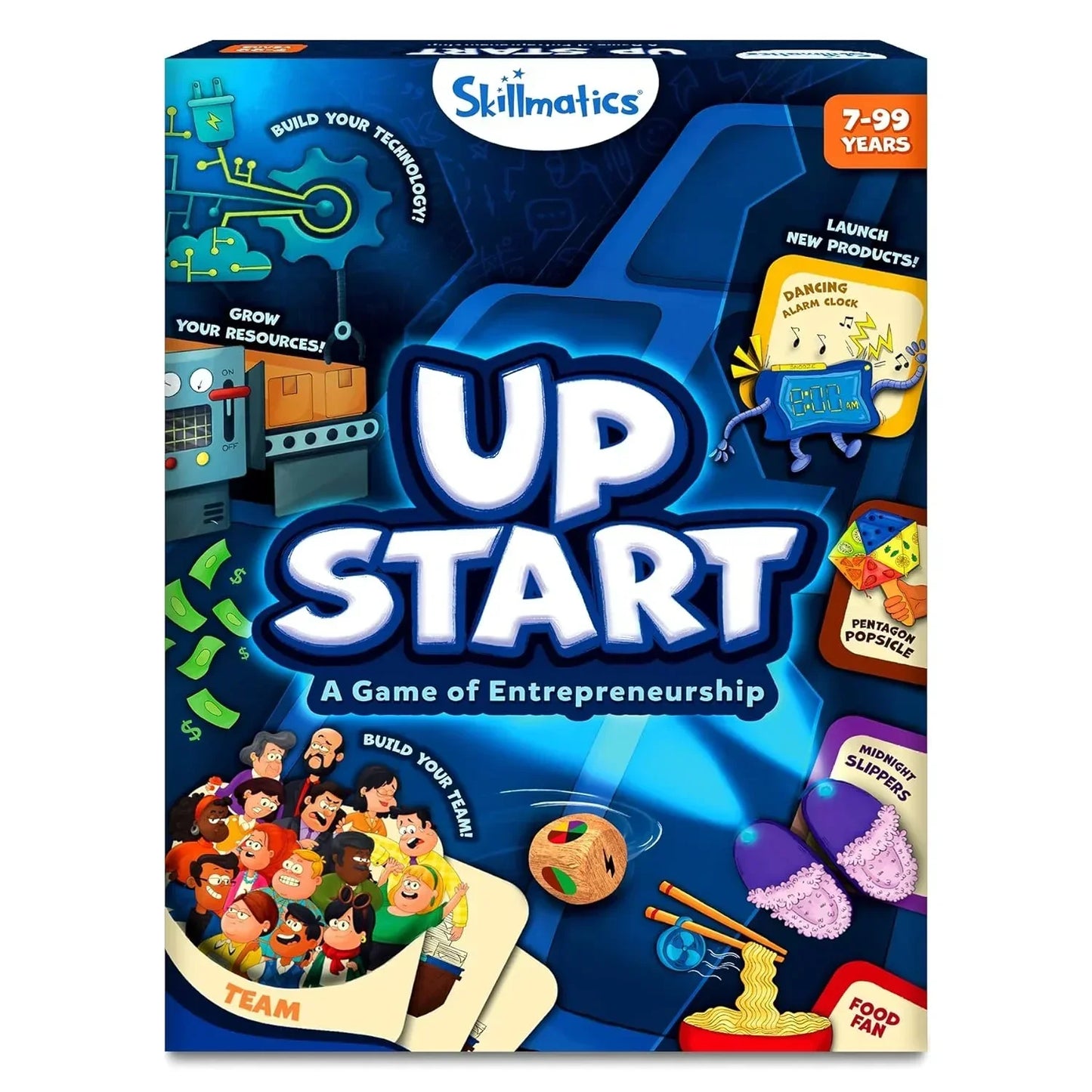 Skillmatics Board Game - Up Start, Entrepreneurship and Business Strategy Game for Kids, Teens and Adults, Fun for Family & Friends, Game Night, Gifts for Boys and Girls Ages 7, 8, 9 and Up - Jaiman Toys