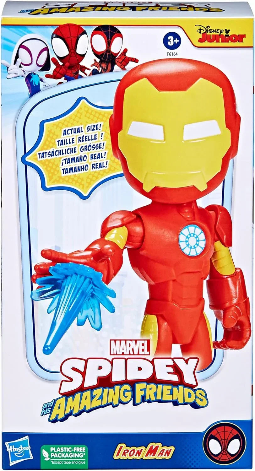 Hasbro Marvel Spidey and His Amazing Friends Supersized Iron Man Action Figure - Jaiman Toys