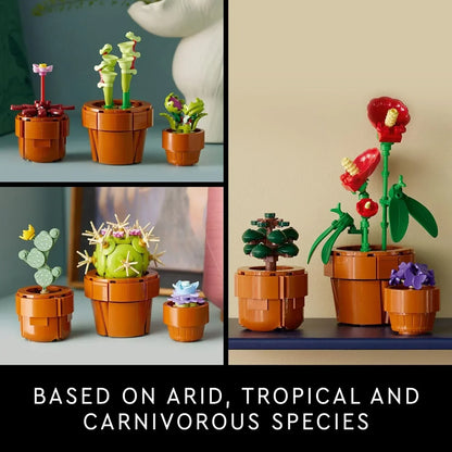 LEGO Icons Tiny Plants Building Set for Adults 10329 (758 Pieces)- Botanical Collection