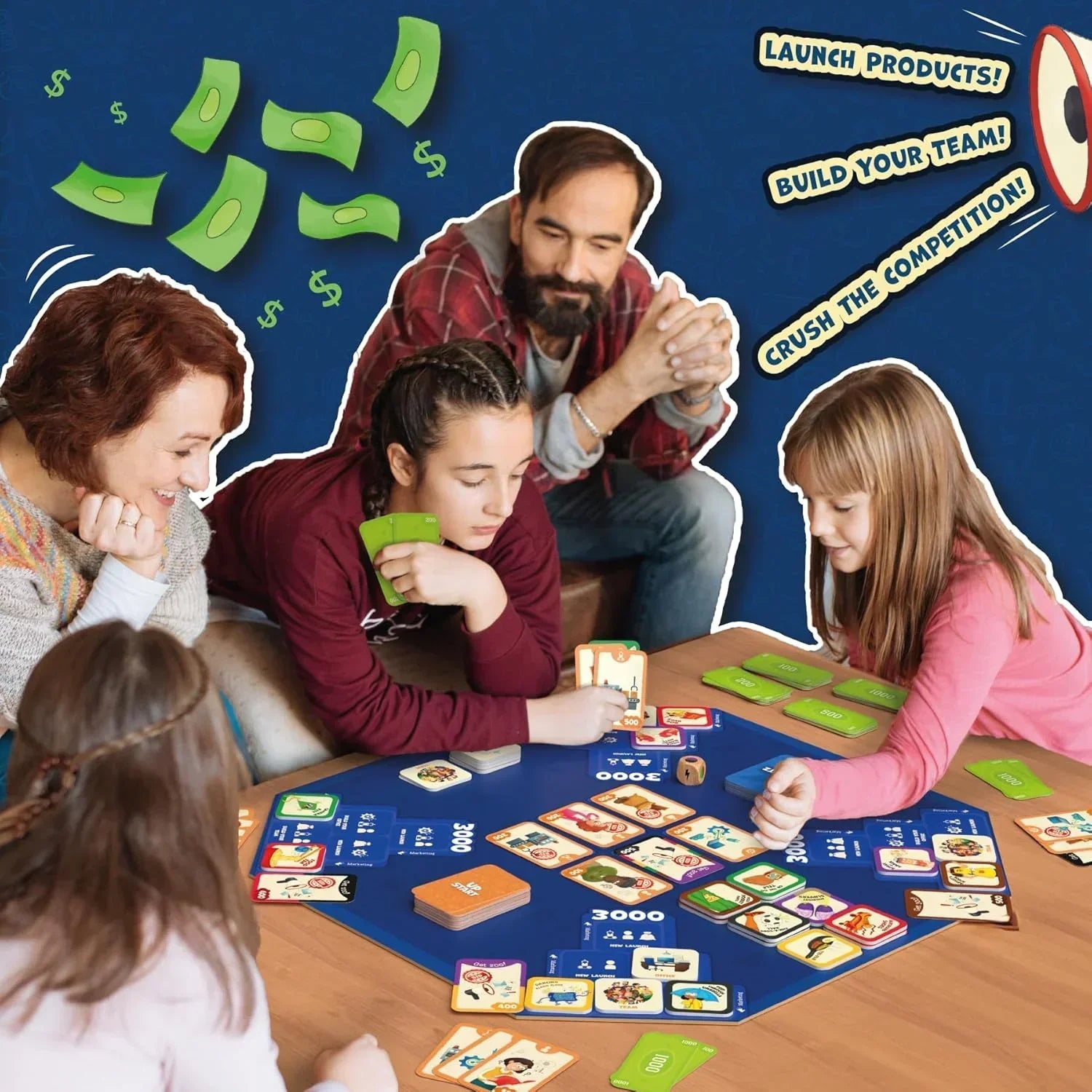 Skillmatics Board Game - Up Start, Entrepreneurship and Business Strategy Game for Kids, Teens and Adults, Fun for Family & Friends, Game Night, Gifts for Boys and Girls Ages 7, 8, 9 and Up - Jaiman Toys