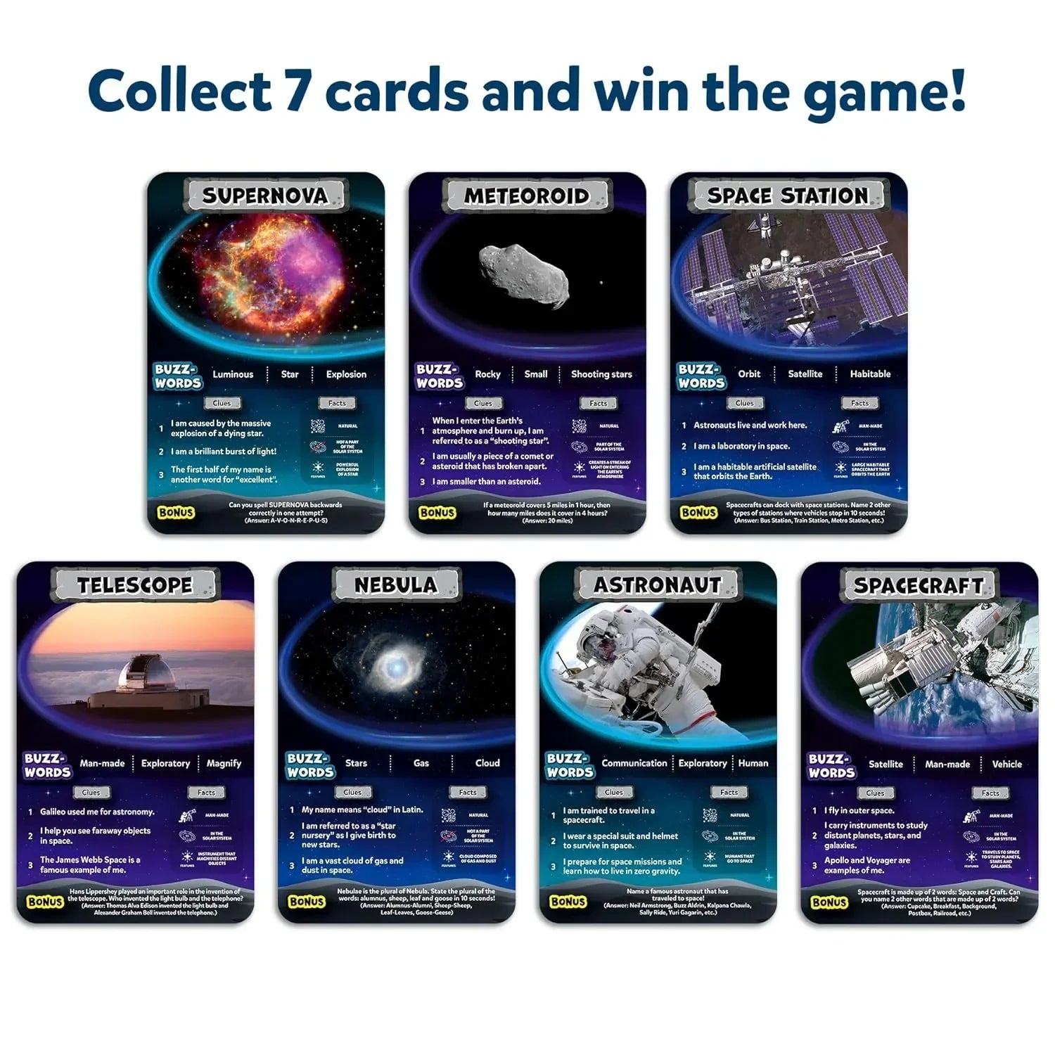 Skillmatics Card Game - Guess in 10 NASA Space, Perfect for Boys, Girls, Kids & Families Who Love Educational Toys, Gifts for Ages 8, 9, 10 and Up - Jaiman Toys