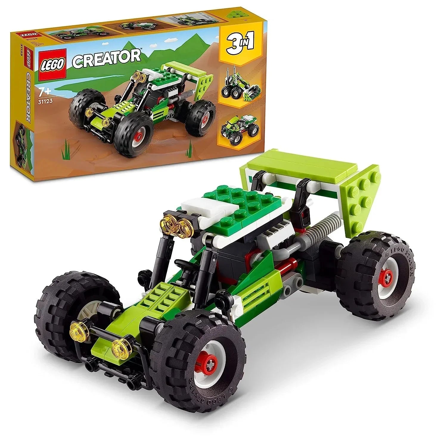 LEGO Creator 3in1 Off-Road Buggy 31123 Building Kit - Jaiman Toys