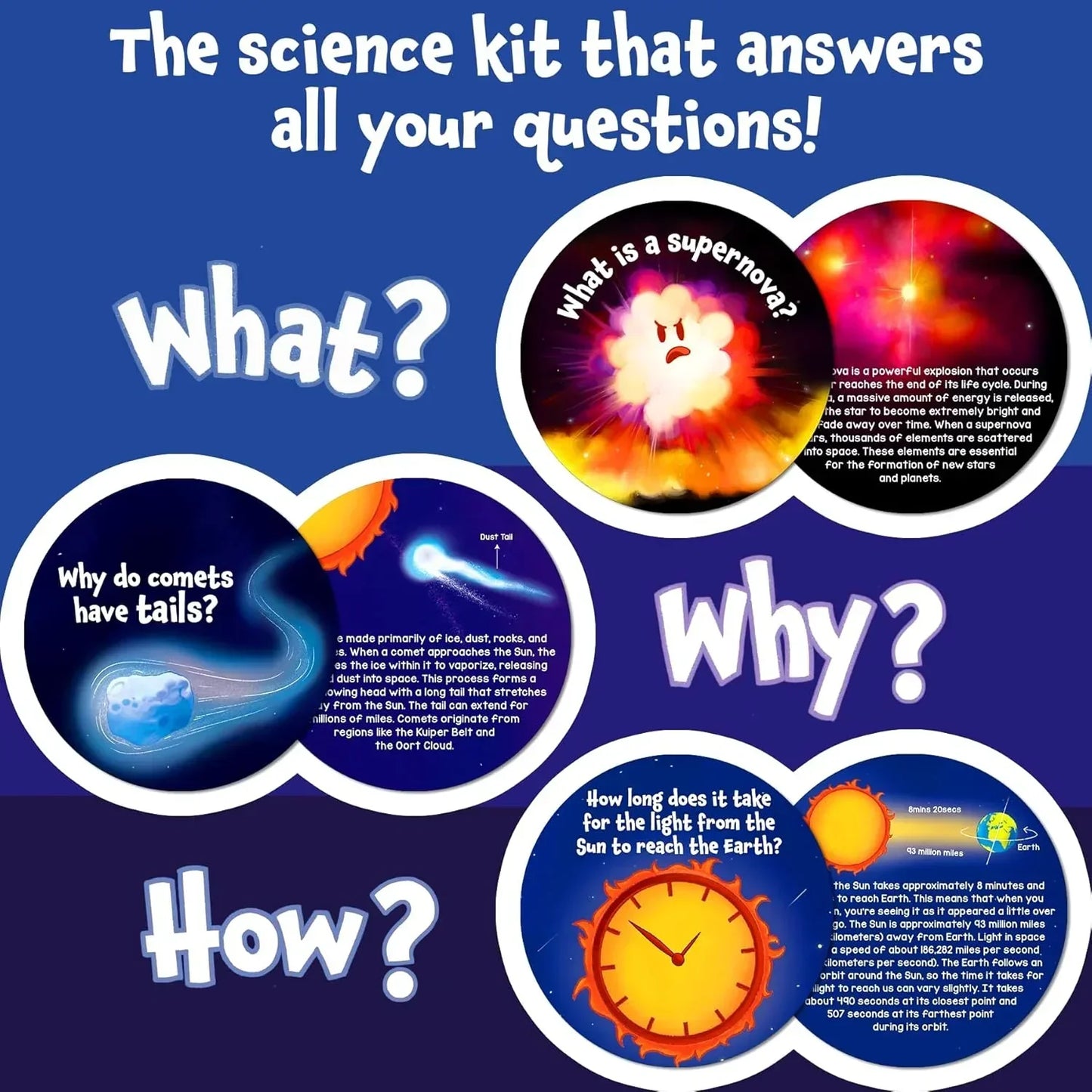 Skillmatics Flash Cards - Science Snippets Space, Learning Resources & Educational Toys for Boys & Girls, Gifts for Ages 7, 8, 9 & Up, 70+ Cards - Jaiman Toys