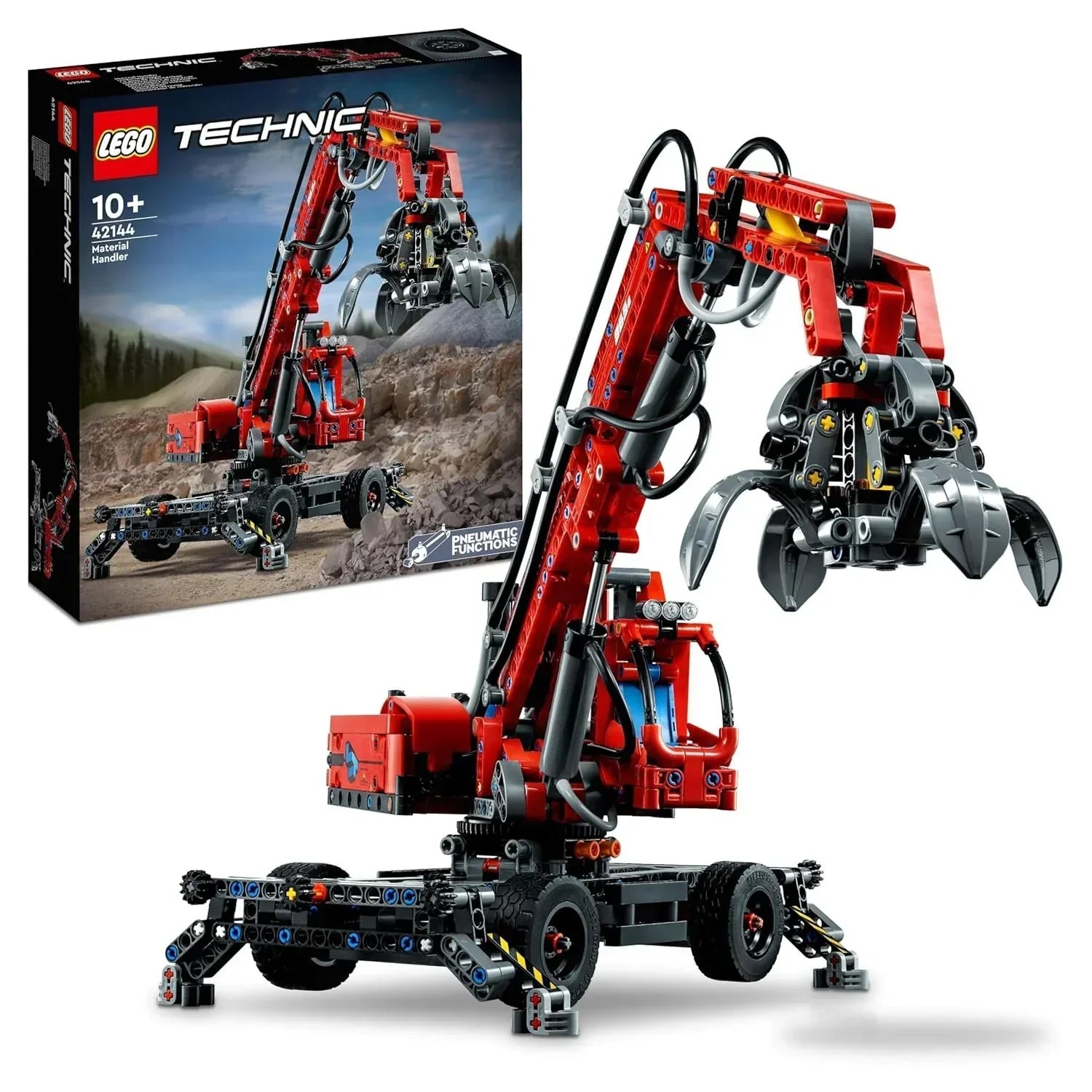 LEGO 42144 Crane Model Building Kit (835 Pcs) - Jaiman Toys