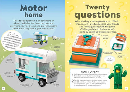 LEGO Ideas On the Go – Hardcover Book with Exclusive LEGO Campsite Mini Model by Hannah Dolan (Author)