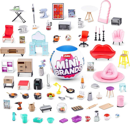 ZURU 5 Surprise Mini Brands Home Capsule – Series 1 Collectible Miniature Home Decor - Jaiman Toys