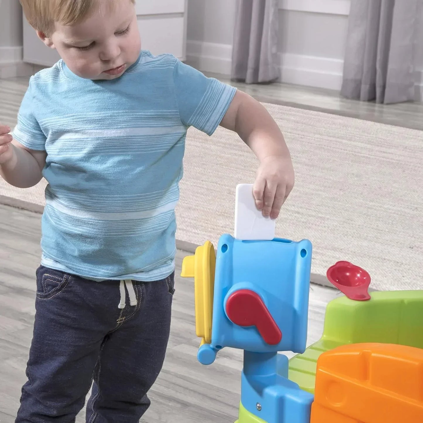 Step2 Kids Corner House – Indoor/Outdoor Playhouse for Ages 1–2 with Interactive Door & Gear Toys - Jaiman Toys
