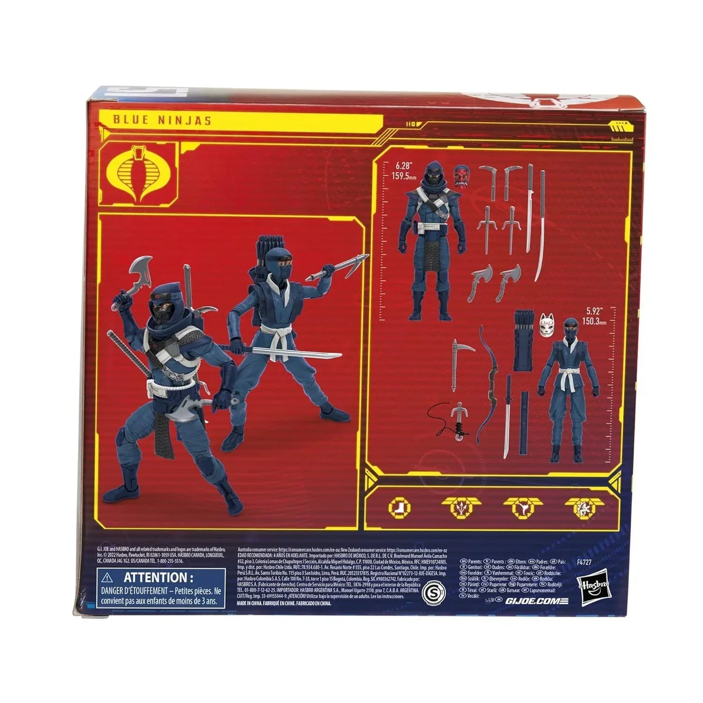 G.I. Joe Classified Series Ninja 2-Pack 6" Action Figures with Accessories - Jaiman Toys