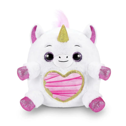 Rainbocorns Unicorn Rescue Surprise, Daxelle - Collectible Plush - Giant Egg, Over 25 Surprises Inside, 35 cm, Cuddle Plush Stuffed Animal, Rings, Stickers,... - Jaiman Toys