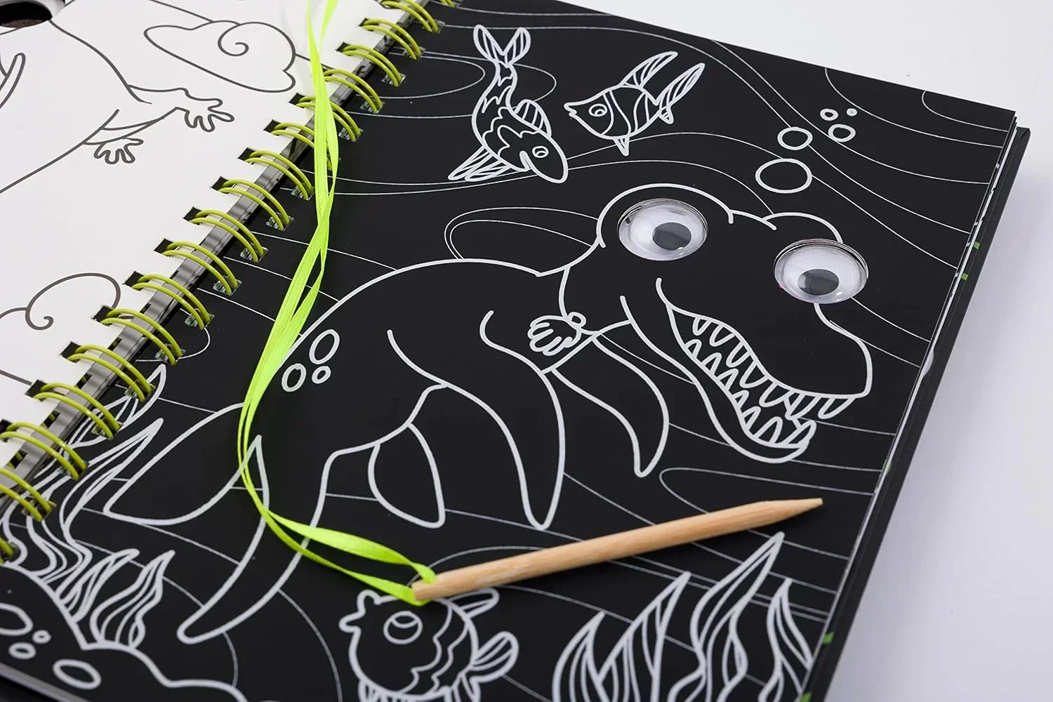 Scratch Art Friends: Dinosaurs by Bookoli - Jaiman Toys