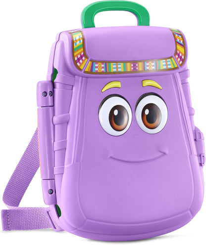 VTech Dora Got Your Back Learning Backpack Bilingual Toy | Interactive English & Spanish Educational Backpack with Drawing Board, Stylus, Letters, Numbers & Learning Games