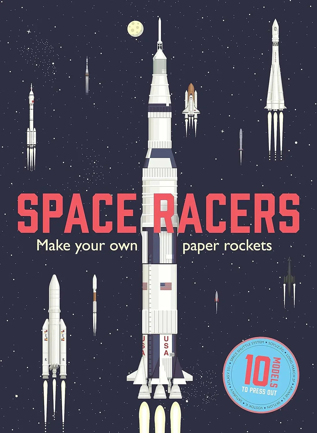 Space Racers: Make your own paper rockets - Jaiman Toys
