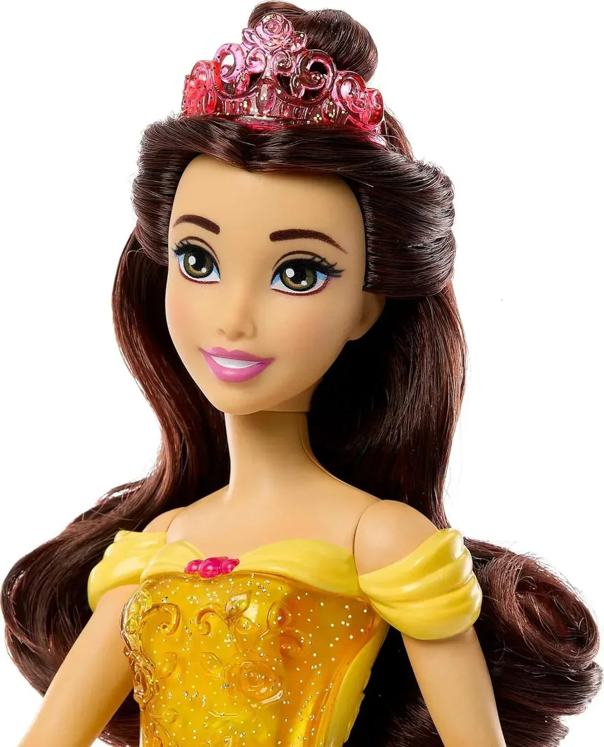 Mattel Disney Princess Dolls, Belle Posable Fashion Doll with Sparkling Clothing and Accessories, Disney Movie Toys - Jaiman Toys