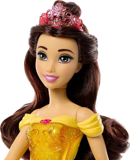 Mattel Disney Princess Dolls, Belle Posable Fashion Doll with Sparkling Clothing and Accessories, Disney Movie Toys - Jaiman Toys