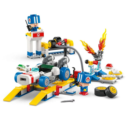 LEGO 72035 Super Mario Mario Kart Toad’s Garage – Buildable Nintendo Toy Set for Kids 8+