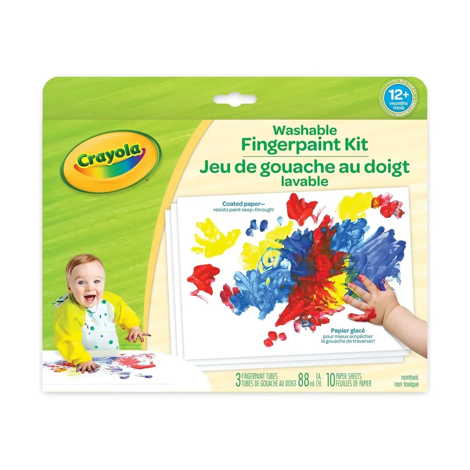 Crayola My First Crayola Fingerpaint and Paper Set Arts & Crafts - Jaiman Toys