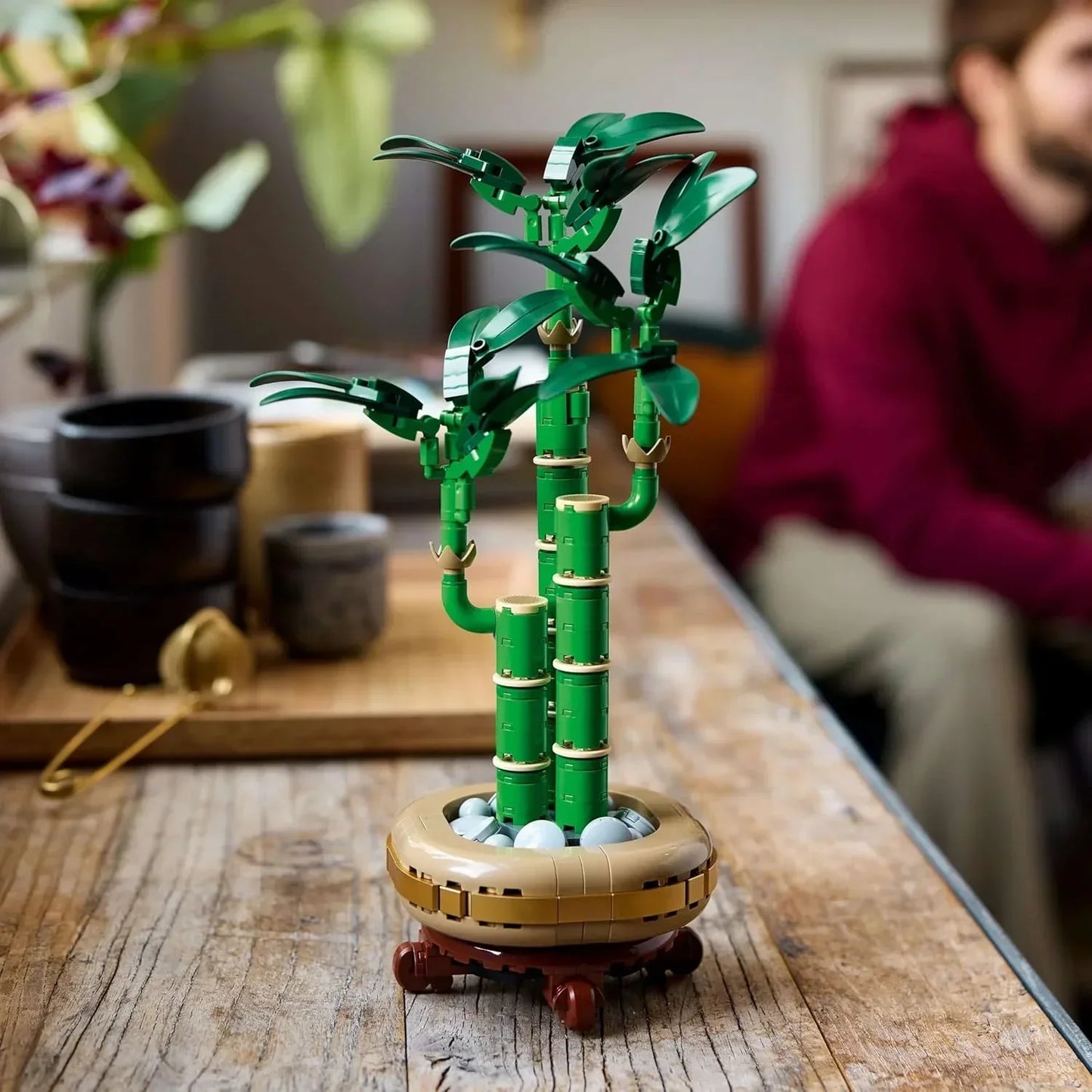 LEGO 10344 Botanicals Lucky Bamboo Artificial Plant Set (325 Pieces)