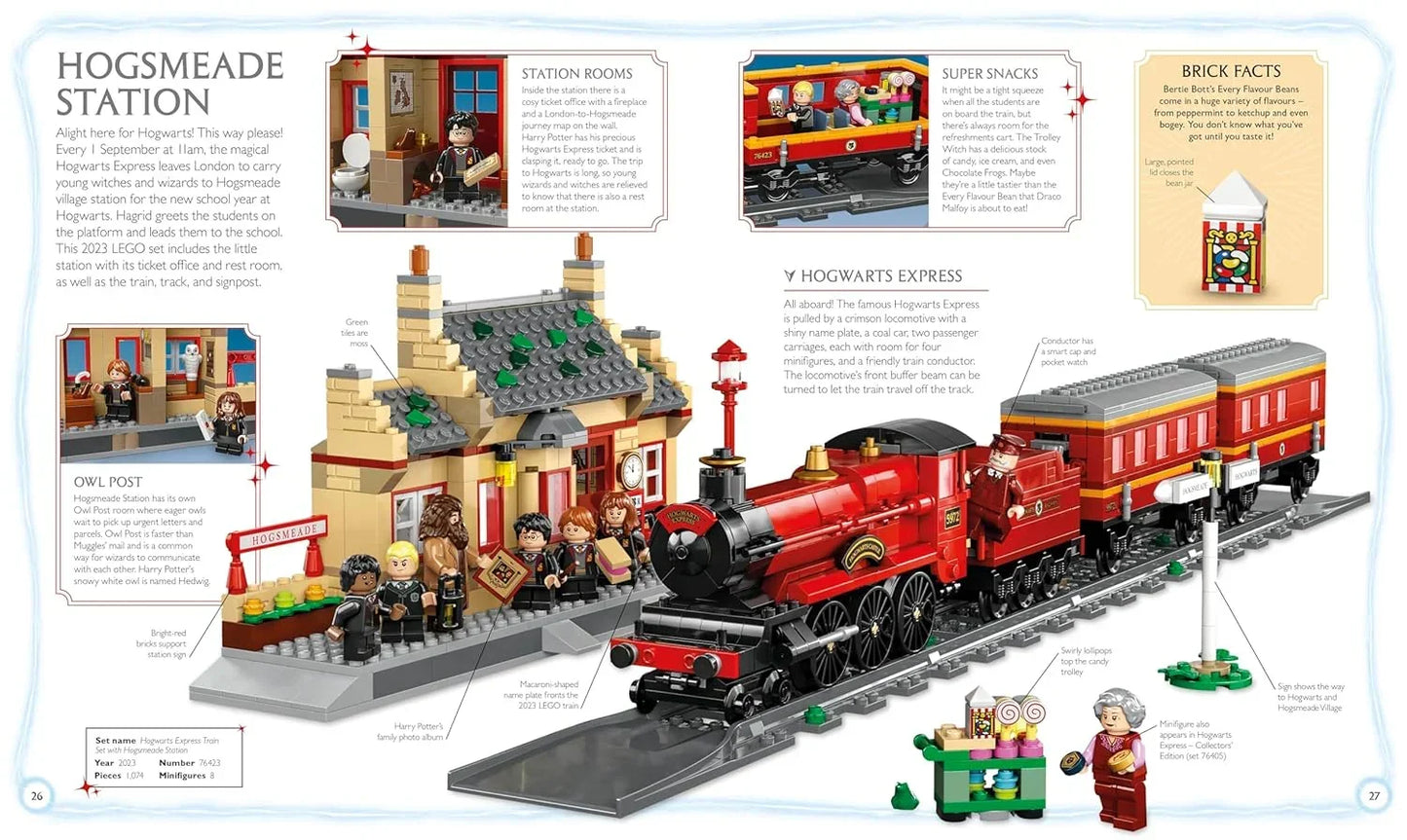 LEGO Harry Potter Visual Dictionary (Hardcover, July 4, 2024) – Illustrated Guide with Exclusive Minifigure