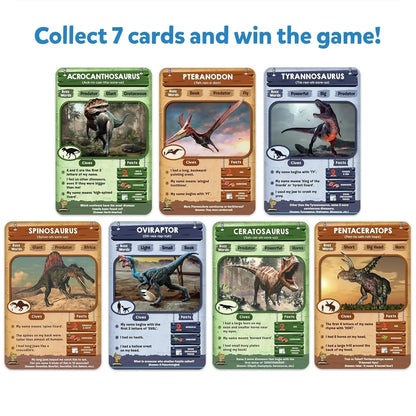 Skillmatics Card Game - Guess in 10 Dinosaurs, Perfect for Boys, Girls, Kids, and Families Who Love Toys, Board Games, Gifts for Ages 8, 9, 10 & Up - Jaiman Toys
