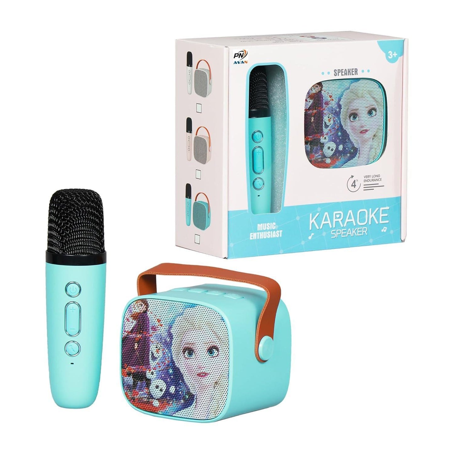 Wireless Mini Karaoke Speaker and Microphone Portable Home BT Party Speaker Mic - Jaiman Toys