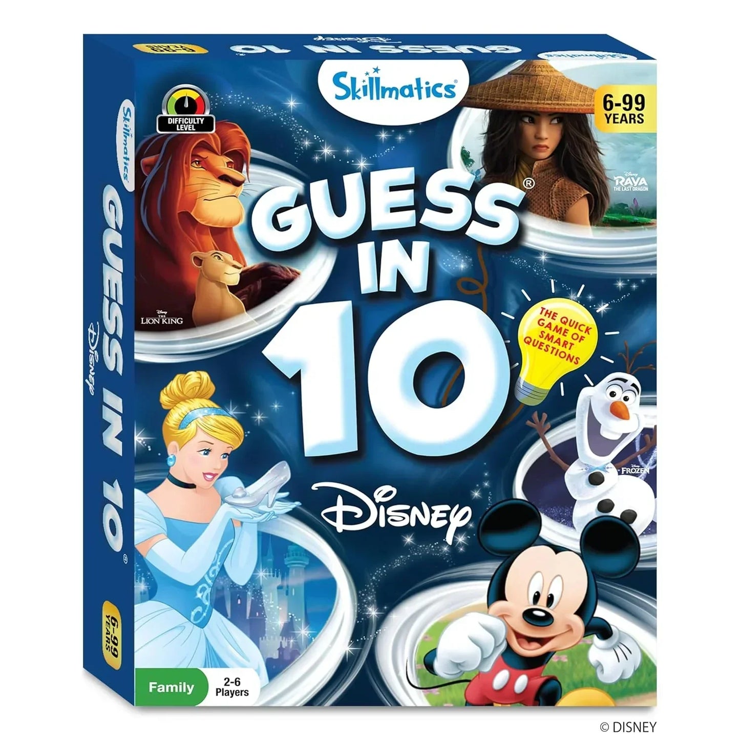 Skillmatics Disney Card Game - Guess in 10, Gifts for Ages 6 and Up, Super Fun Mickey Mouse, Lion King Game for Kids - Jaiman Toys