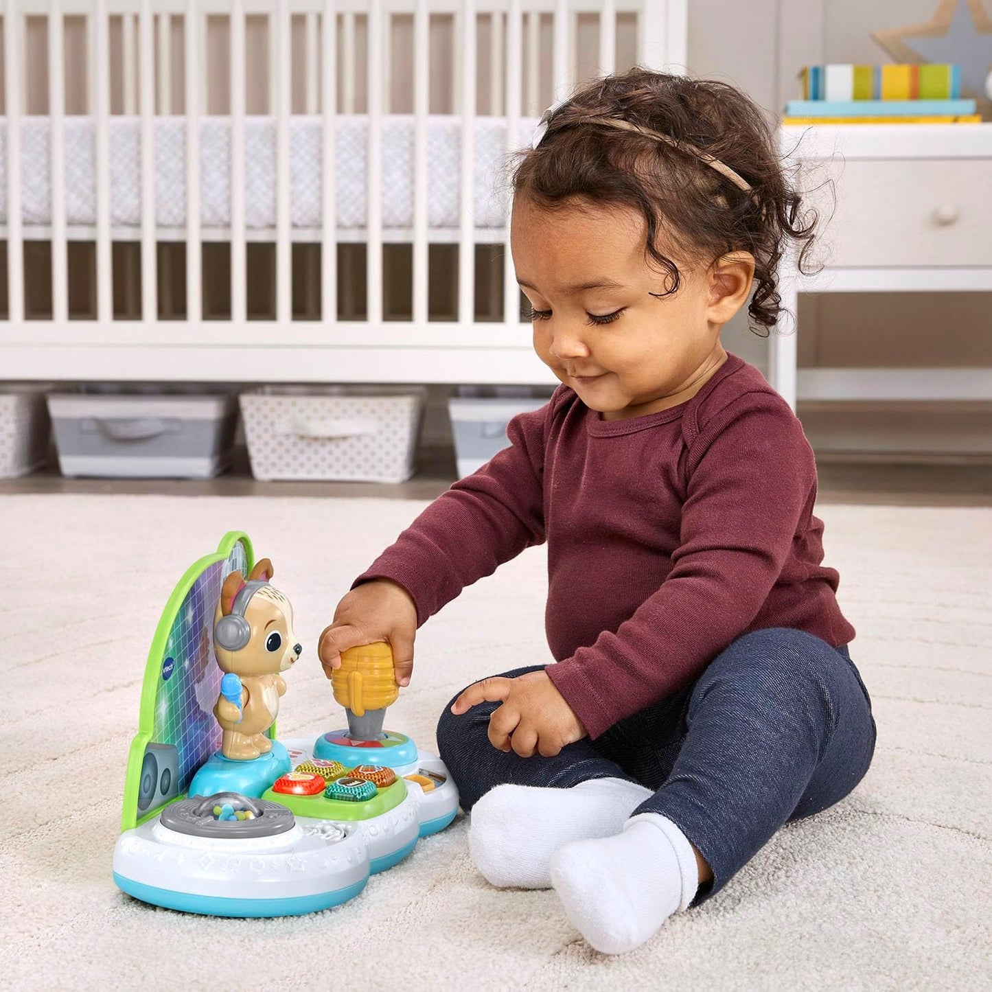 VTech Bark and Bop Dance Party | Interactive Musical DJ Puppy Toy with Lights & Sounds