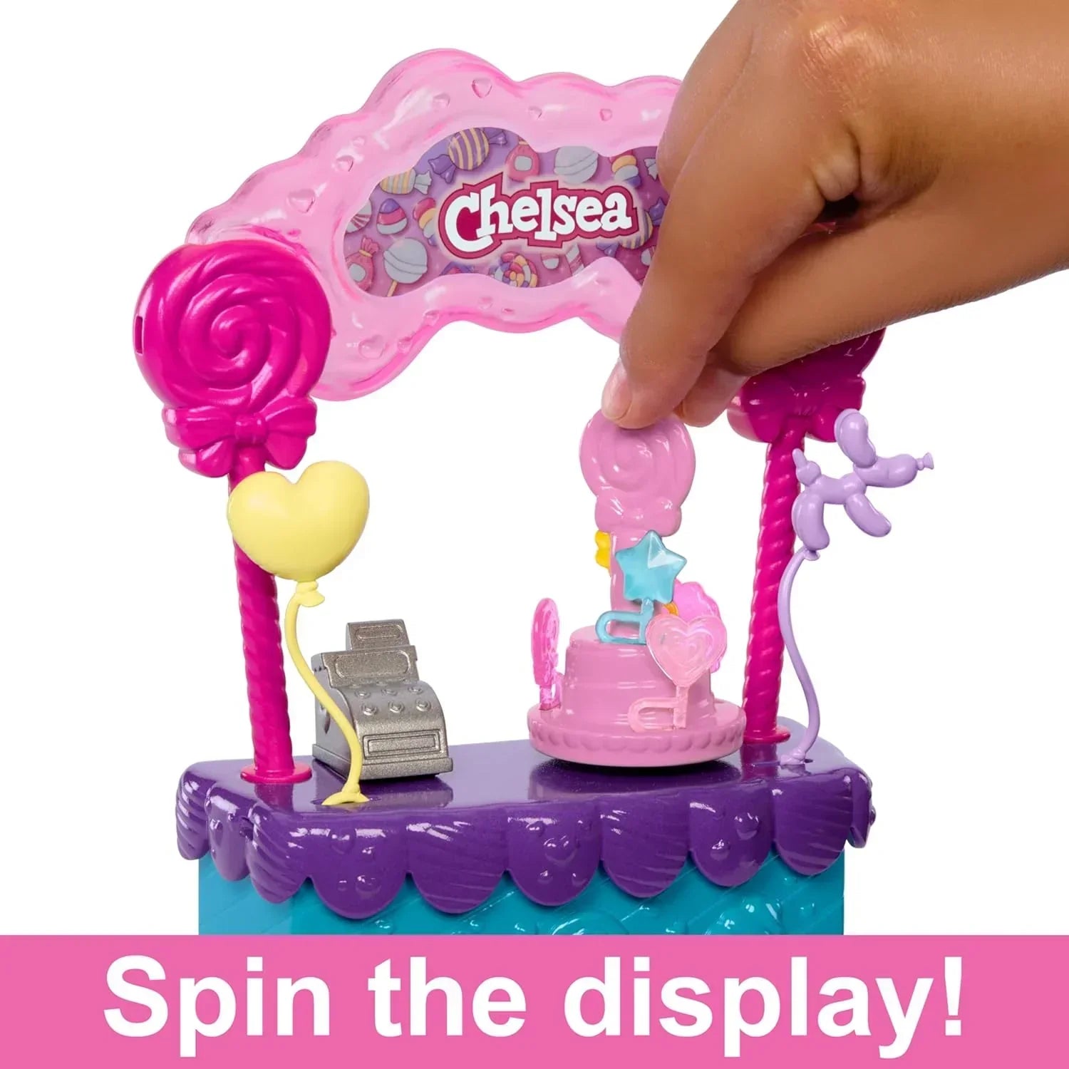 Barbie Chelsea Doll & Lollipop Stand Playset with Accessories, 10-Piece Toy Set from and Stacie to The Rescue Movie - Jaiman Toys