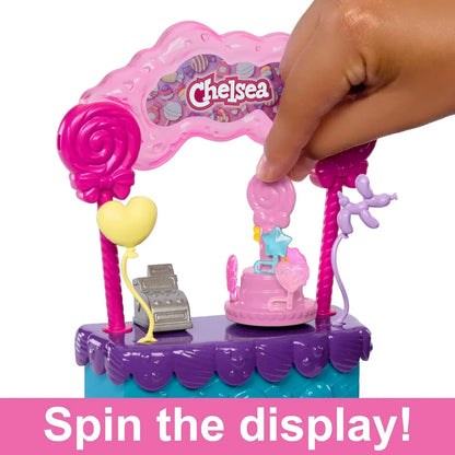 Barbie Chelsea Doll & Lollipop Stand Playset with Accessories, 10-Piece Toy Set from and Stacie to The Rescue Movie - Jaiman Toys