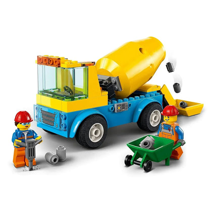 LEGO 60325 City Cement Mixer Truck Building Kit (85 Pieces) - Jaiman Toys