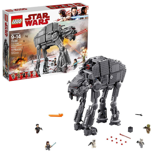 LEGO Star Wars First Order Heavy Assault Walker 75189 Building Kit (1376 Piece) Age 9+ - Jaiman Toys