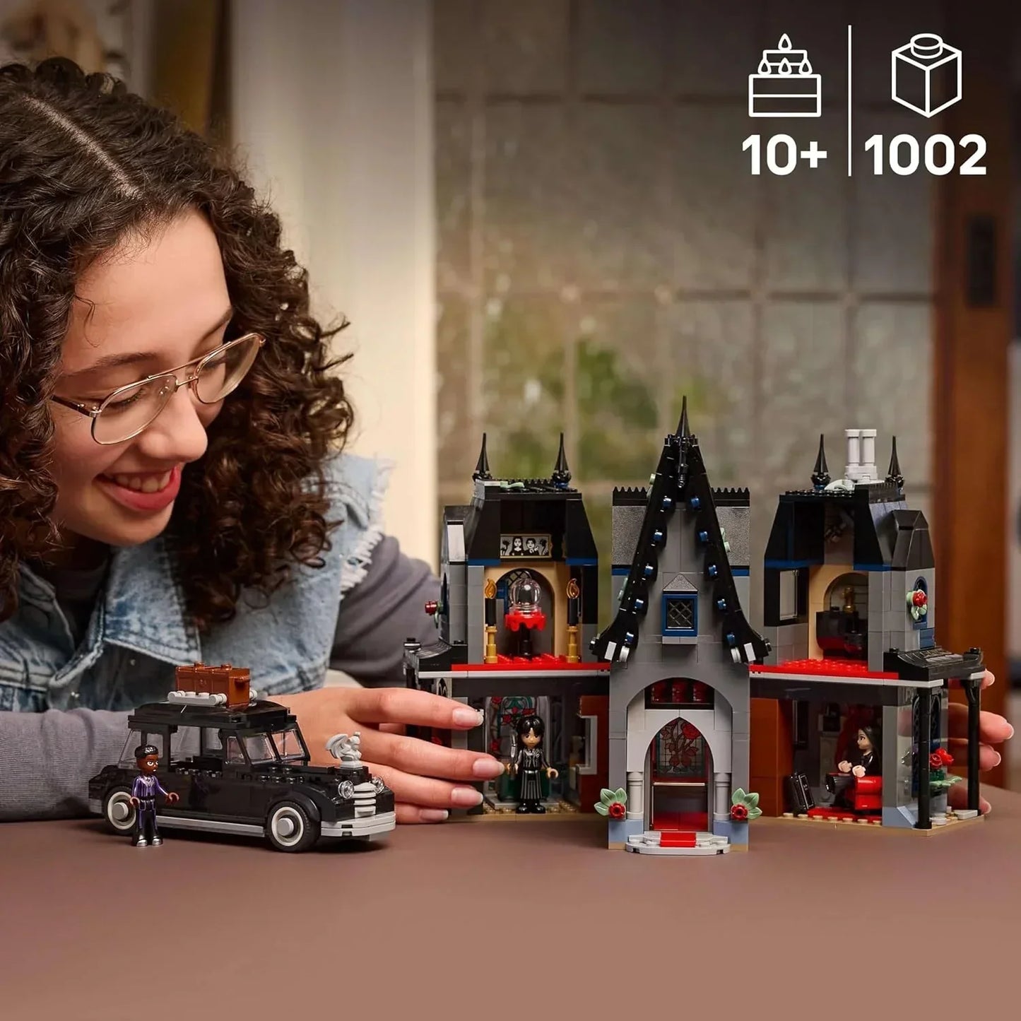 LEGO Wednesday Morticia’s Cottage, 76786 Model Building Kit for 10+ Age Boys and Girls