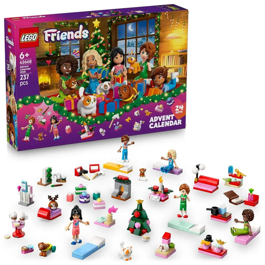 LEGO Friends Advent Calendar 2025 Christmas Toy 42668 Building Set for 6+ Age Boys and Girls