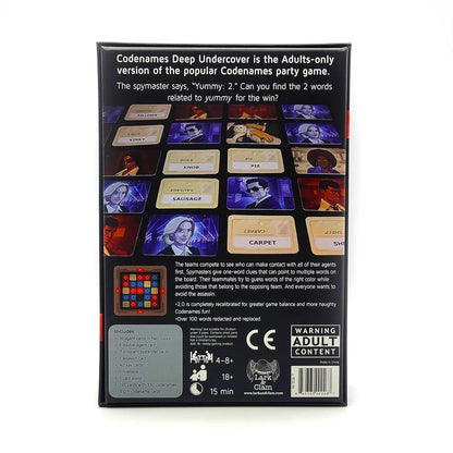 Codenames Deep Undercover 2.0 Board Game - Jaiman Toys